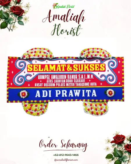 Papan Bunga Ucapan Selamat Tuah Negeri